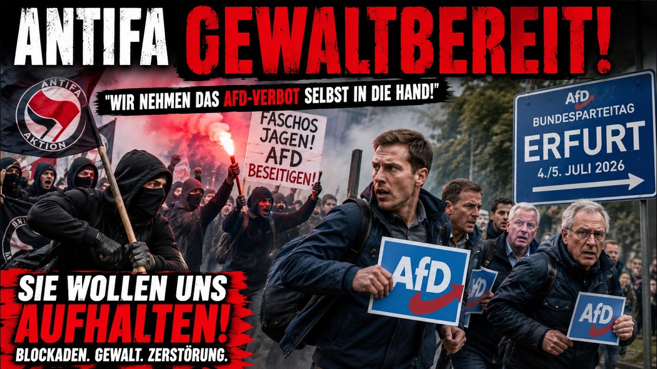 💥 Blockaden, Gewalt, Einsch&uuml;chterung: Was in Erfurt geplant ist❗️