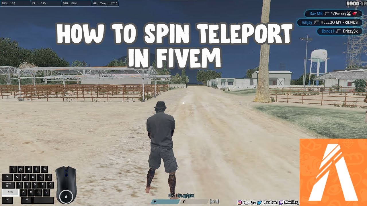 How To Spin Teleport FiveM Best Movement