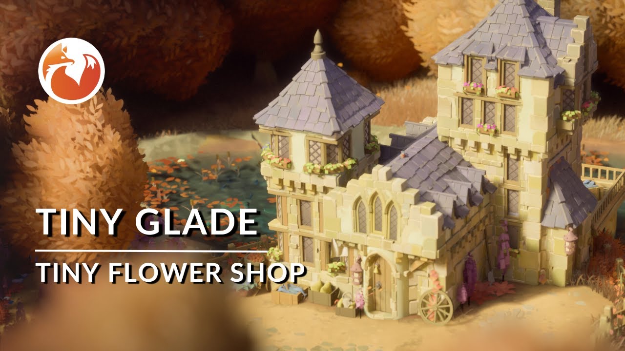 Lets build a Flower Shop in Tiny Glade | Tiny Builds