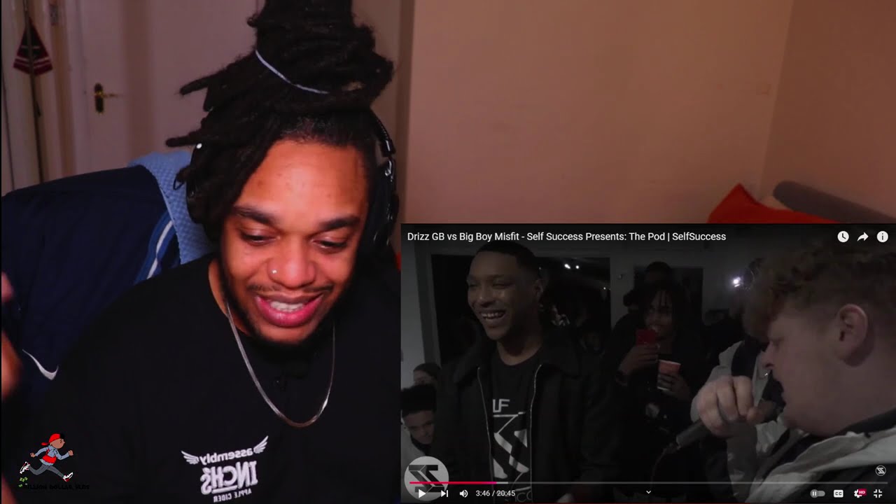 Drizz GB vs Big Boy Misfit   Self Success Presents The Pod  SelfSuccess reaction