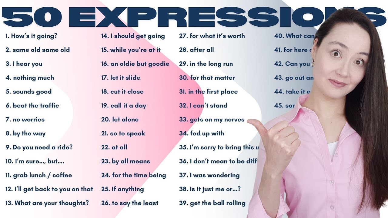 Everyday English with 50 Expressions | Say What Native Speakers Say