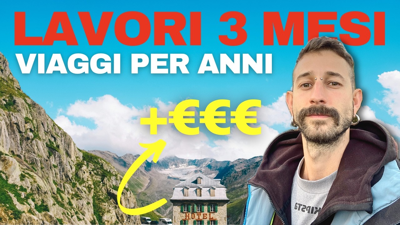 Guadagna 2500&euro; al mese col LAVORO STAGIONALE per viaggiare