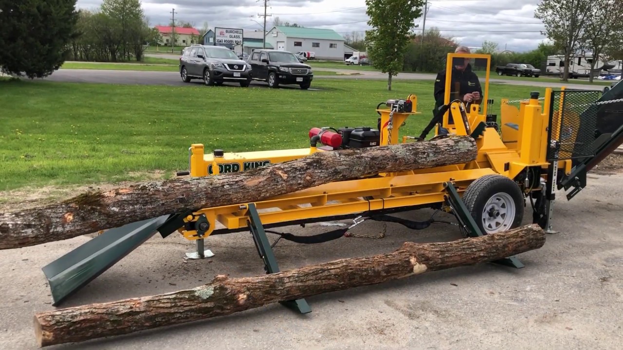 Cord King M1418 Firewood Processor Demo