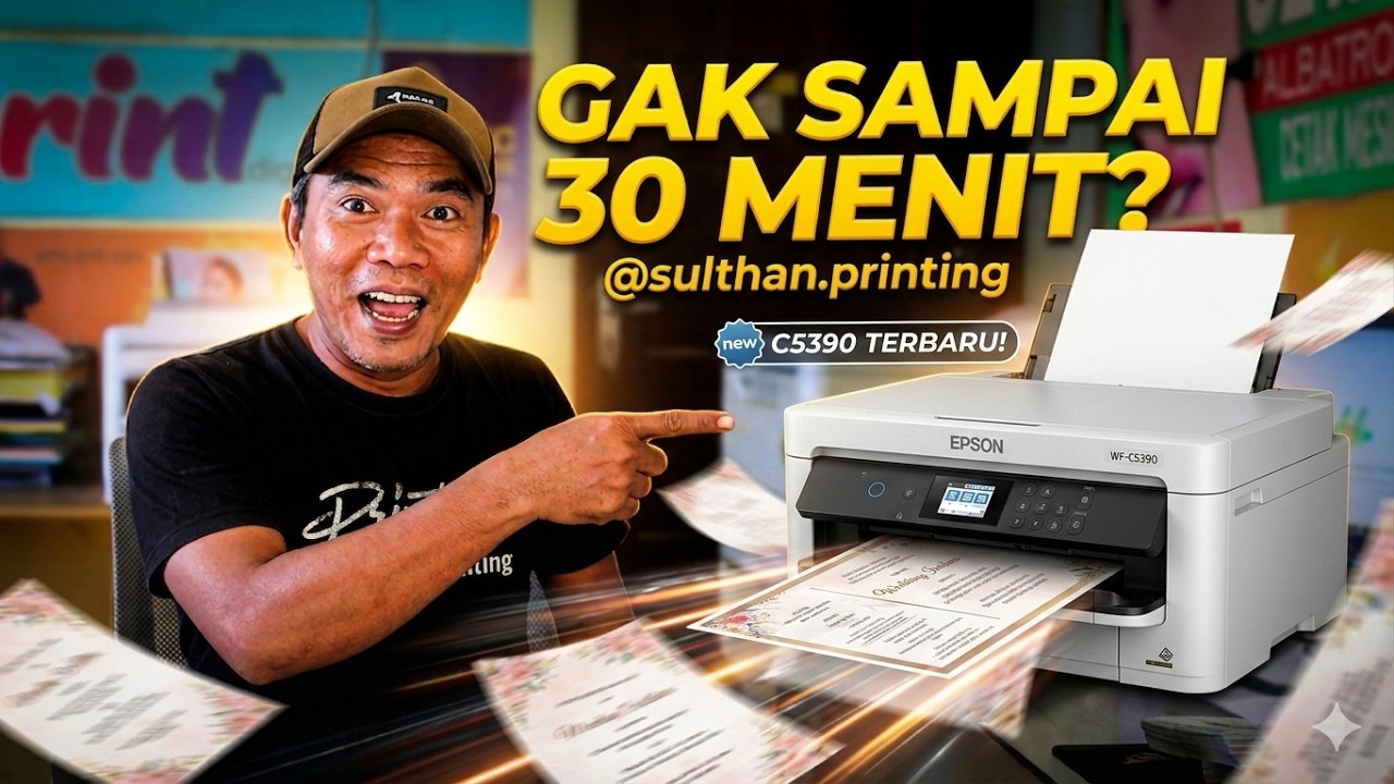 Keseharian pekerjaan di percetakan @sulthan.printing Udangan Blangko ERBA dapat cuan super kilat