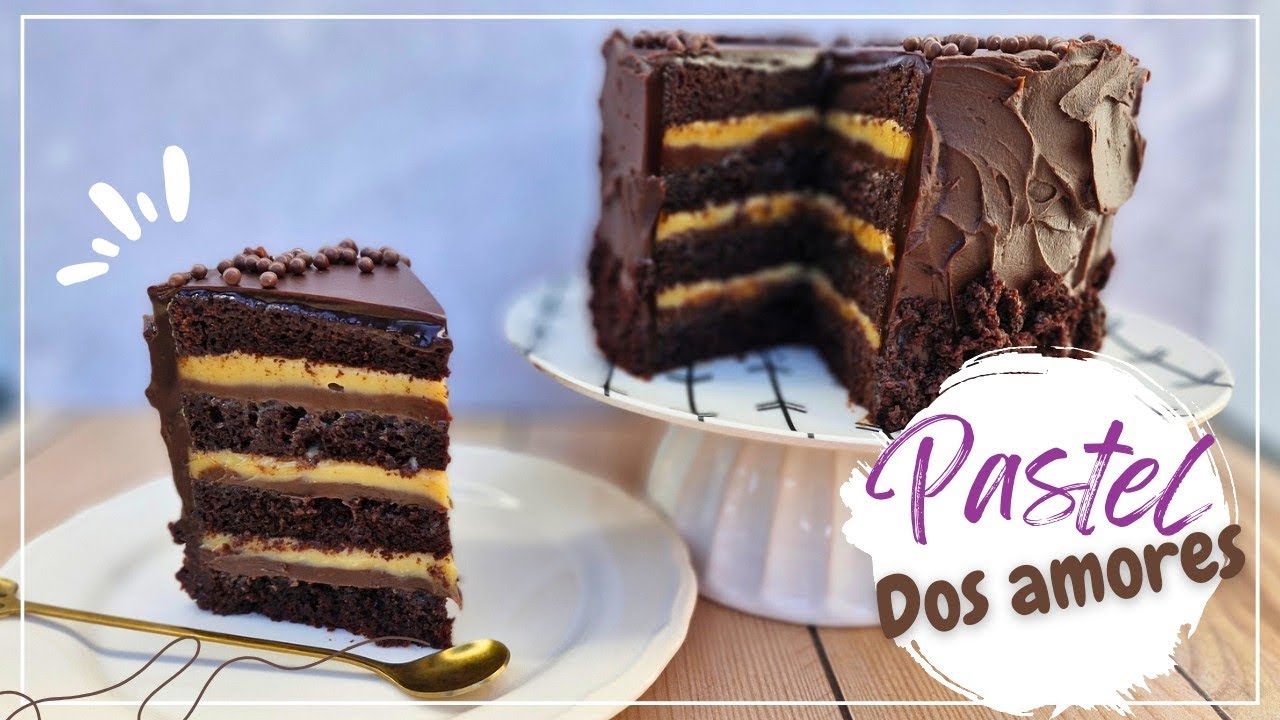 Este pastel se volverá tu favorito | Super CHOCOLATOSO y DELICIOSO | PASTEL DOS AMORES 😍🍫
