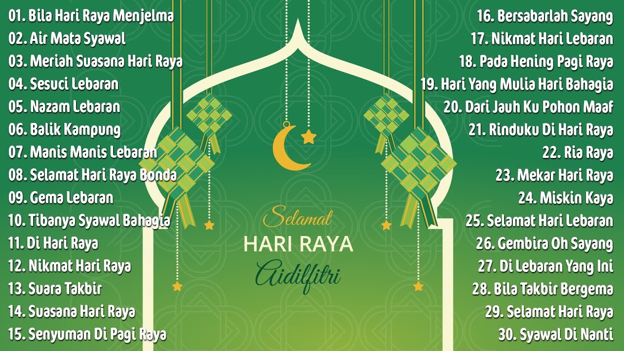 KOLEKSI LAGU RAYA EVERGREEN TERBAIK SEPANJANG ZAMAN