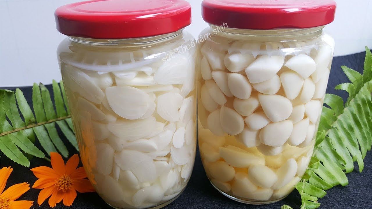 Cách làm tỏi ngâm trắng giòn hoàn toàn không bị xanh