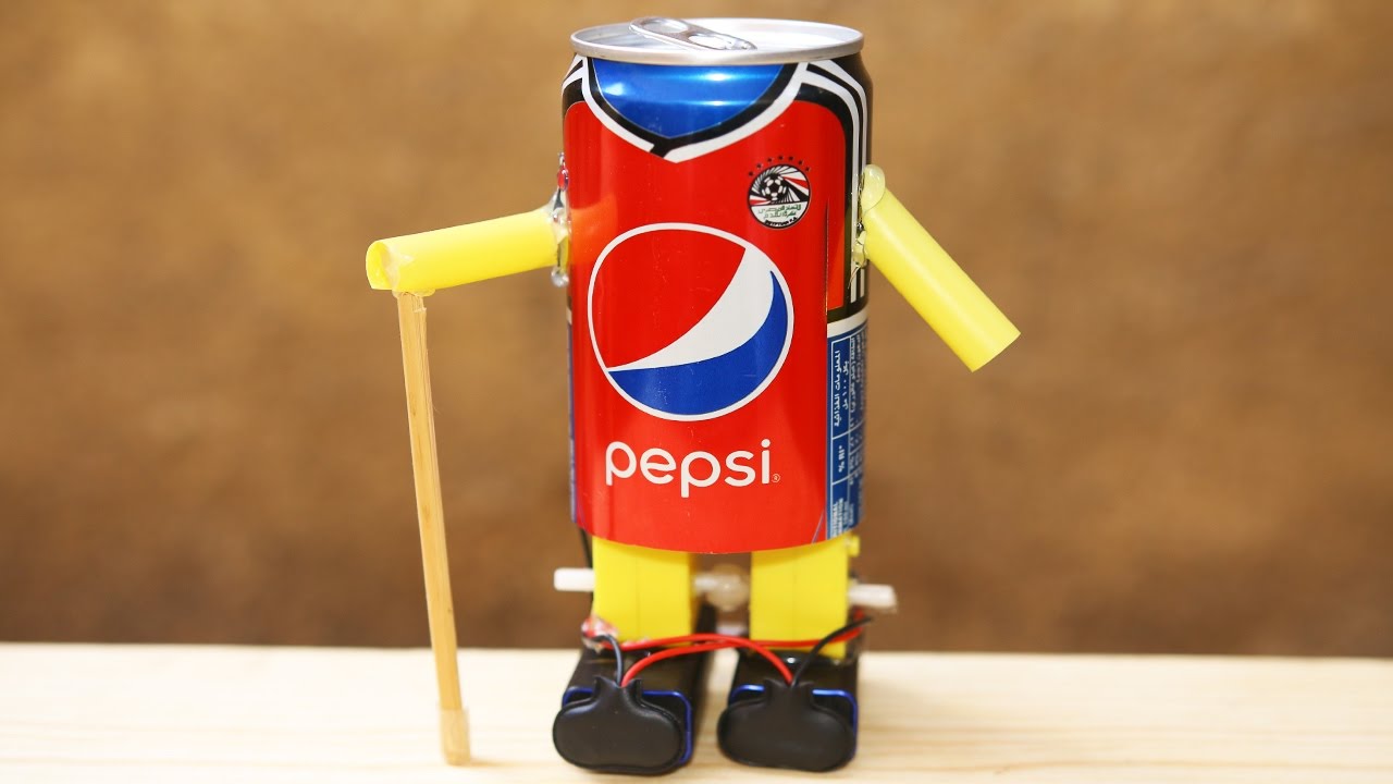 How To Make A Walking Robot With A Pepsi Can