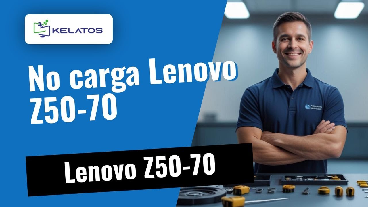 ¿Tu portátil Lenovo Z50-70 no carga? 🔋 Cambio de cargador
