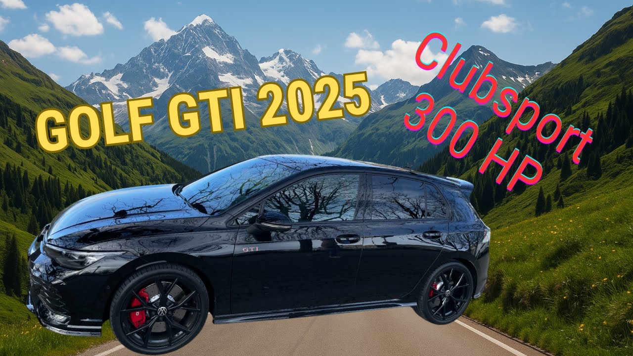 2025 VW Golf GTI Clubsport 8.5 (300HP) | POV, Startup, Exhaust Sound ⛰️