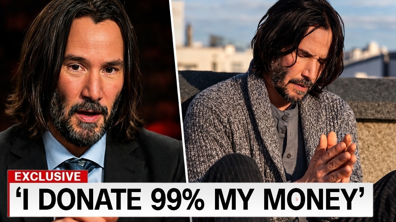 The SHOCKING Reason Keanu Reeves Donates Most of His Money…