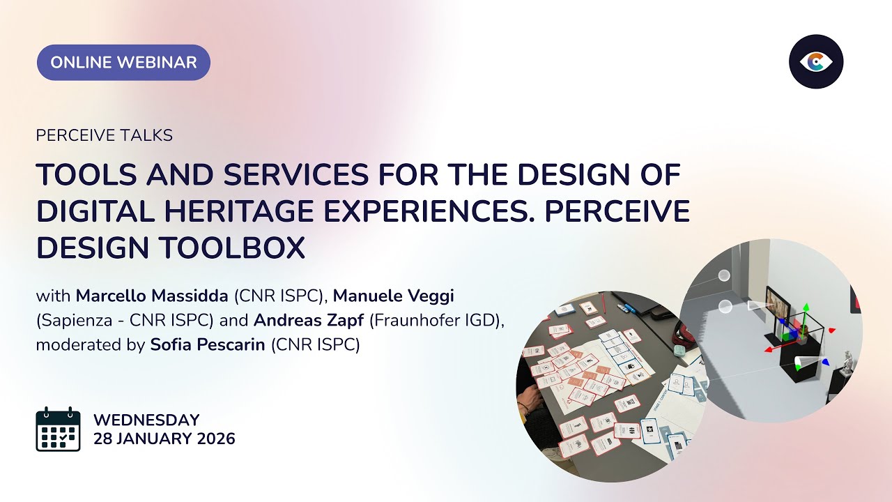 Tools and Services for the Design of Digital Heritage Experiences. PERCEIVE Design ToolBox