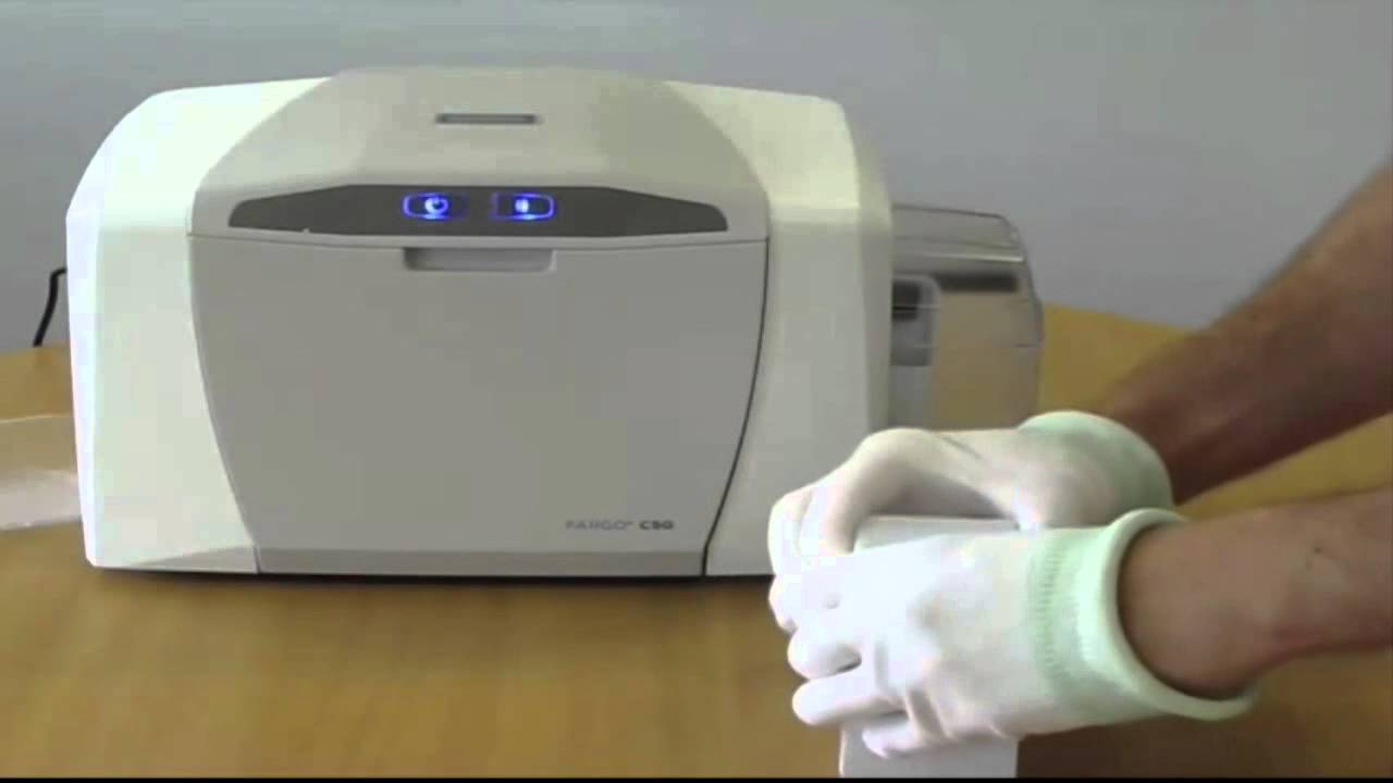 Fargo C50 ID Card Printer - How to Load Cards