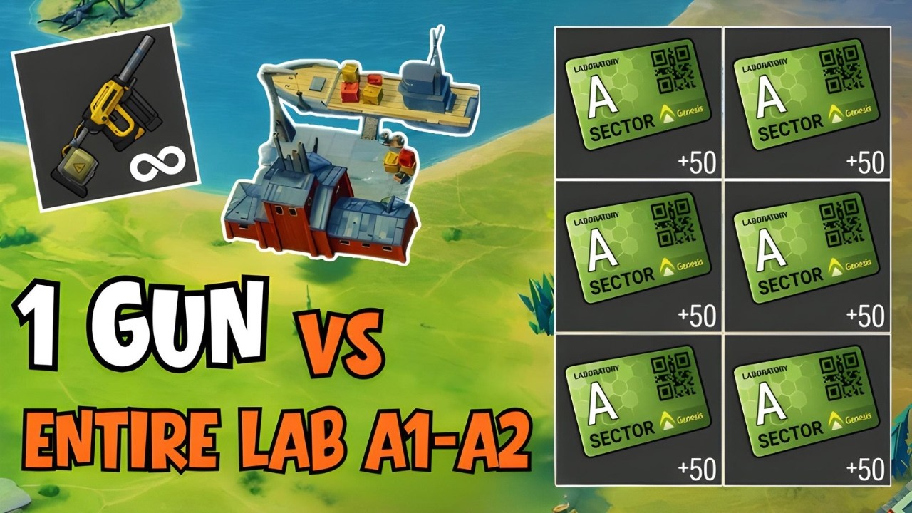 1 Gun vs Entire Port Lab Sector A1&ndash;A2 in 2026 | Last Day On Earth: Survival  |LDOE
