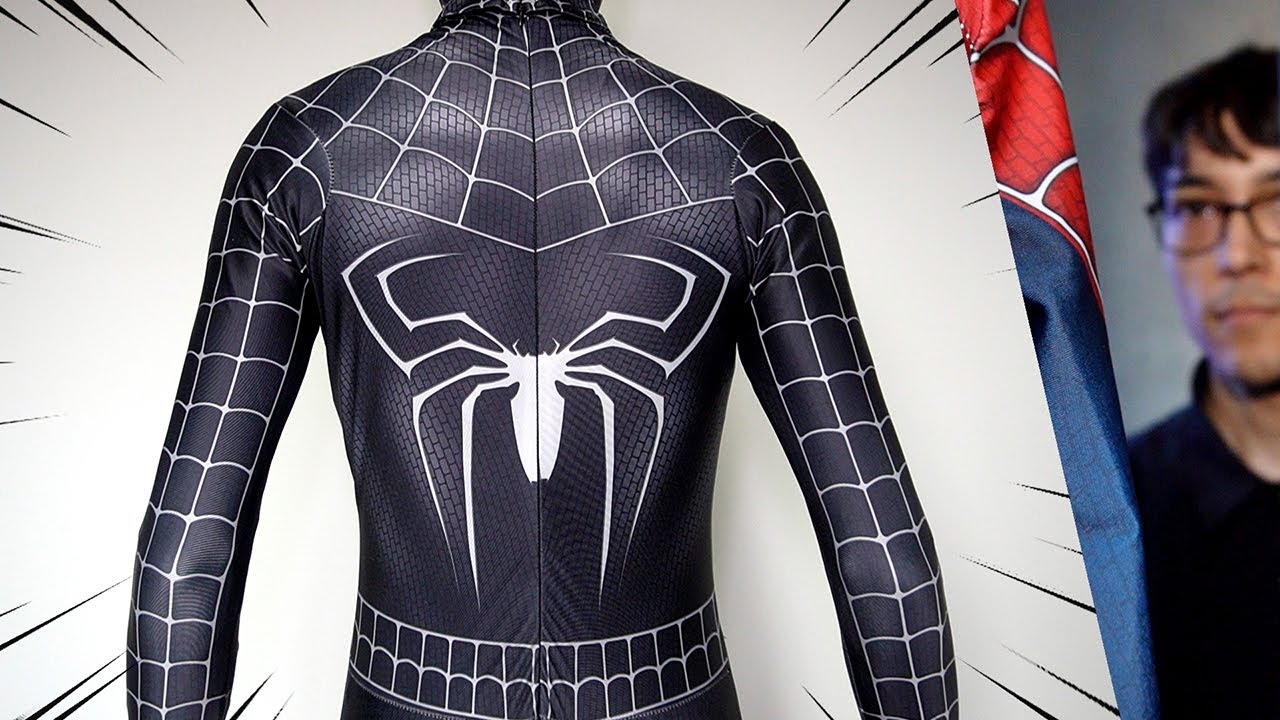 RAIMI SPIDER-MAN SYMBIOTE Costume Suit Up Cosplay (In Real Life)