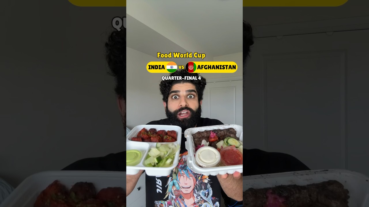 INDIA VS AFGHANISTAN - Food World Cup