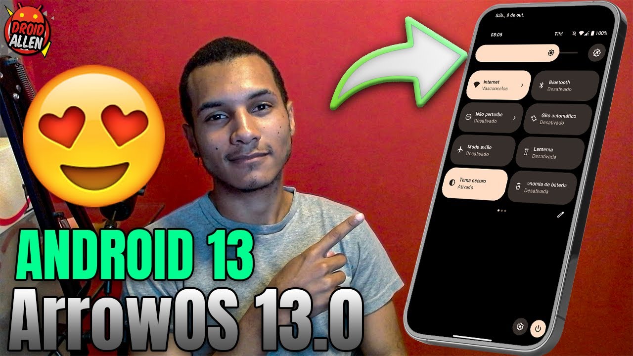 CUSTOM ROM ArrowOS 13.0 com o Android 13 pro Moto G8 e G8 Power (Ta Boa Pra Jogos?) Confira 😍