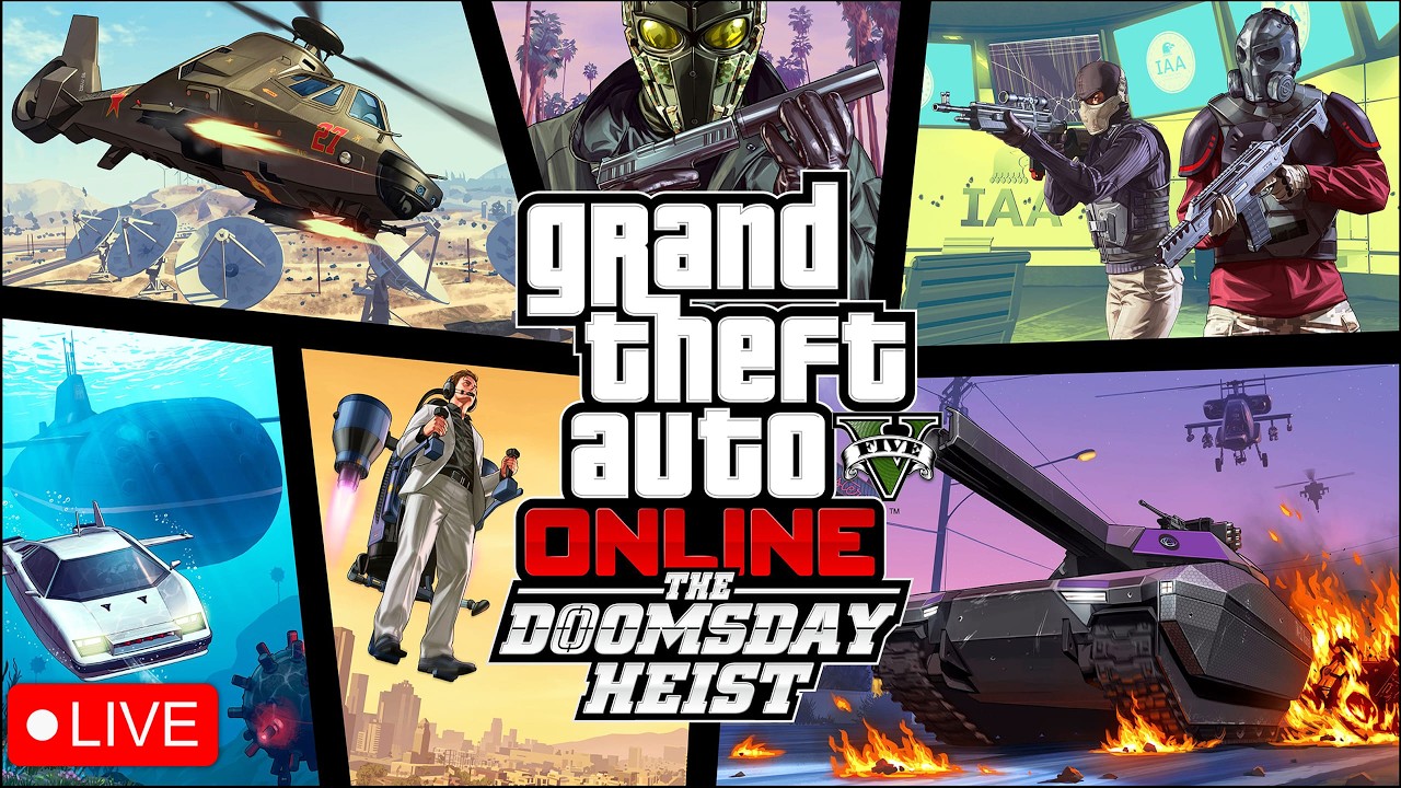 GTA 5 Doomsday Heist LIVE 🔴 | Act 1–3 Full Mission Gameplay 💣🔥