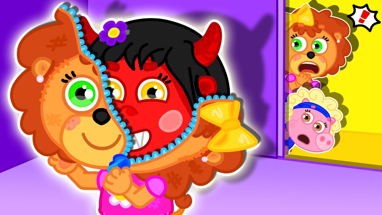 Löwen familie | Meine Schwester ist eine Fälschung | Cartoon für Kinder