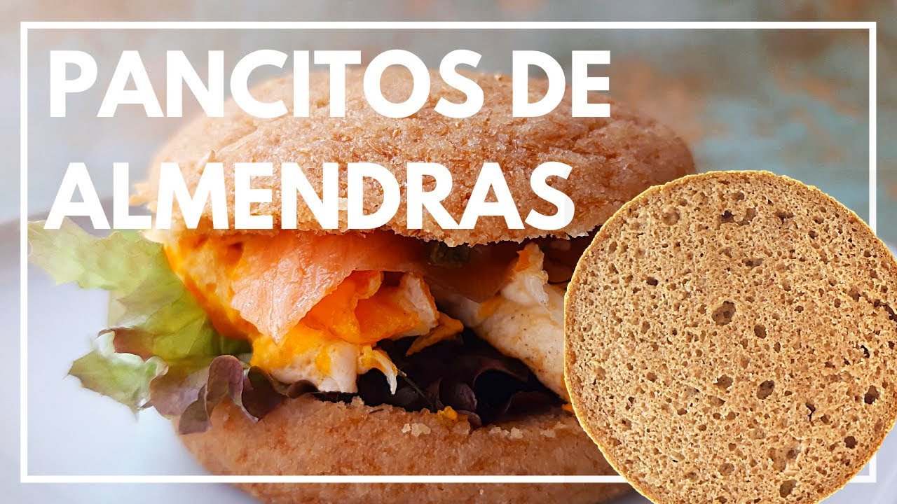 Panes de almendras | Bajos en carbohidratos + opción keto, sin huevos, sin levadura, mega fáciles