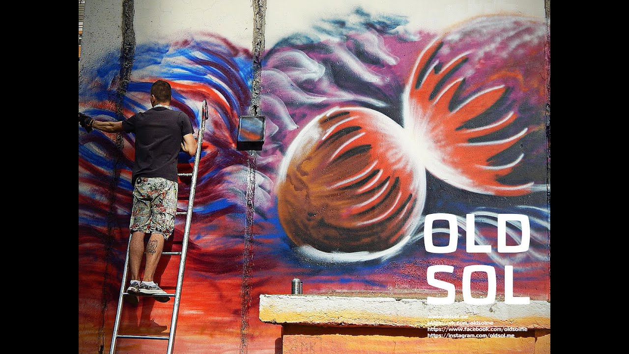 Street Art Moscow OLD SOL Граффити