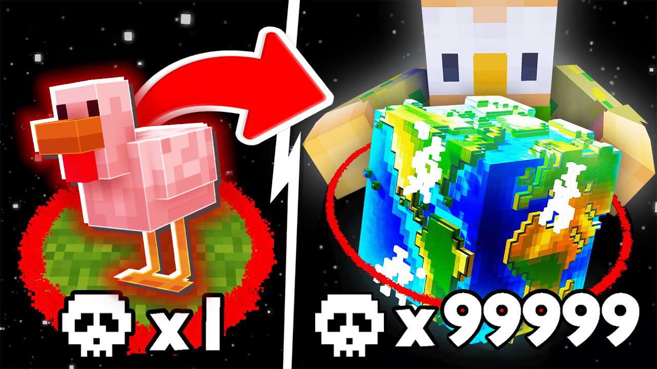 Minecraft'ta ÖLDÜKÇE GÜÇLENİYORUM!
