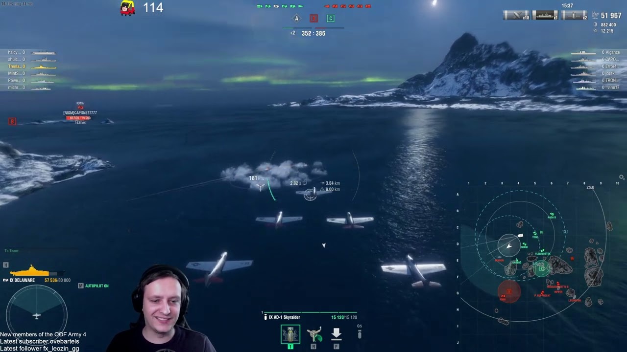 Delaware - Accurate guns and strong planes make this battleship a better version of Iowa