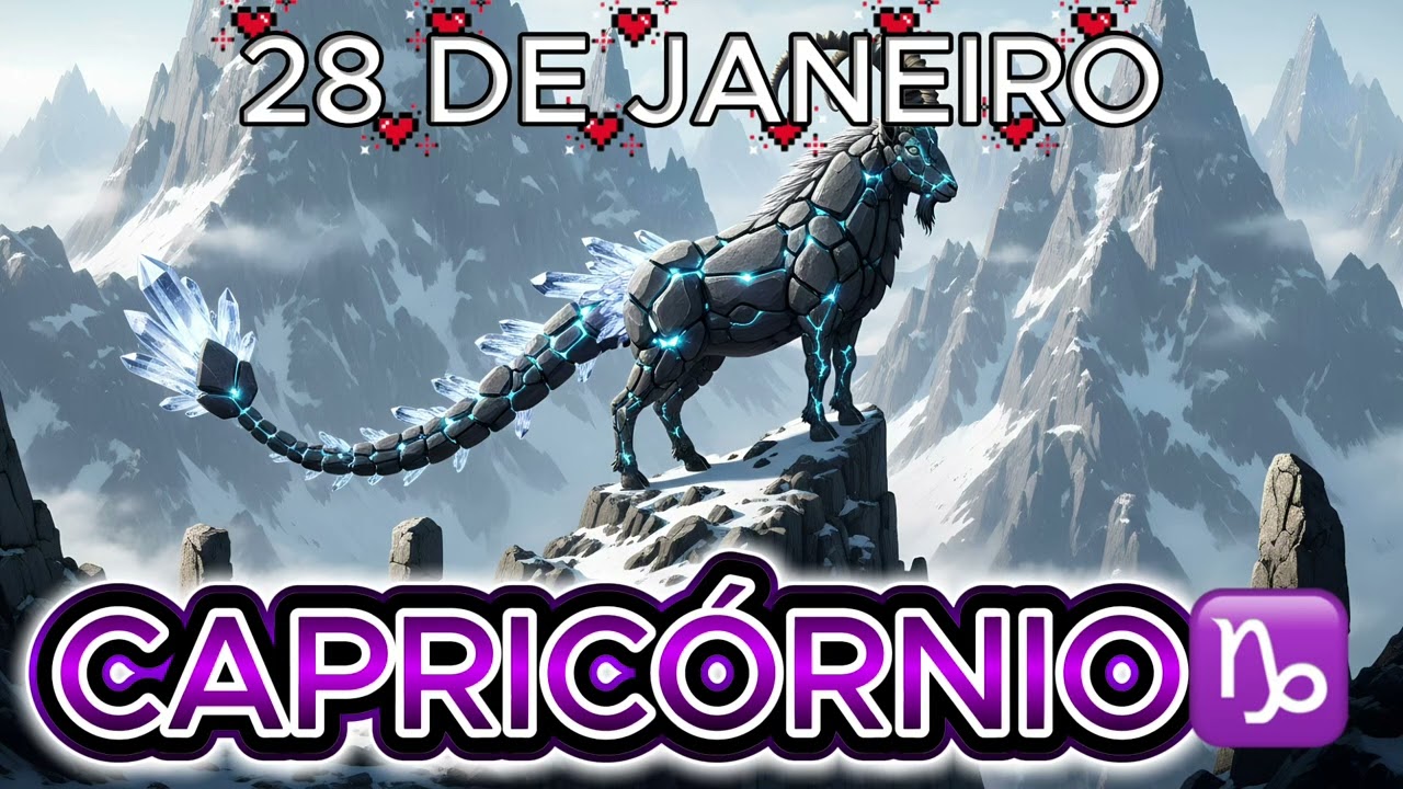 ♑✨CAPRICÓRNIO 28 de Janeiro 2026: Virada de Chave no Amor, Trabalho e Dinheiro