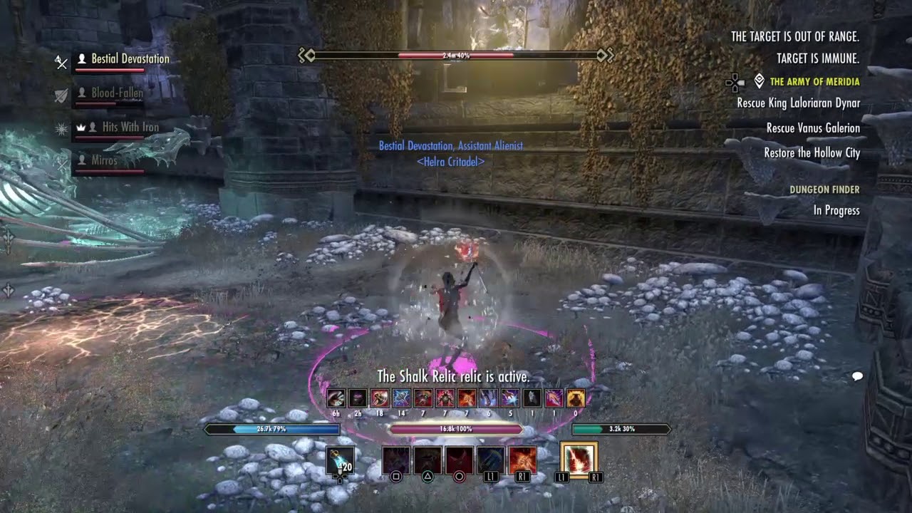 Eso - Vet Fang Lair - Hard Mode - Dps POV