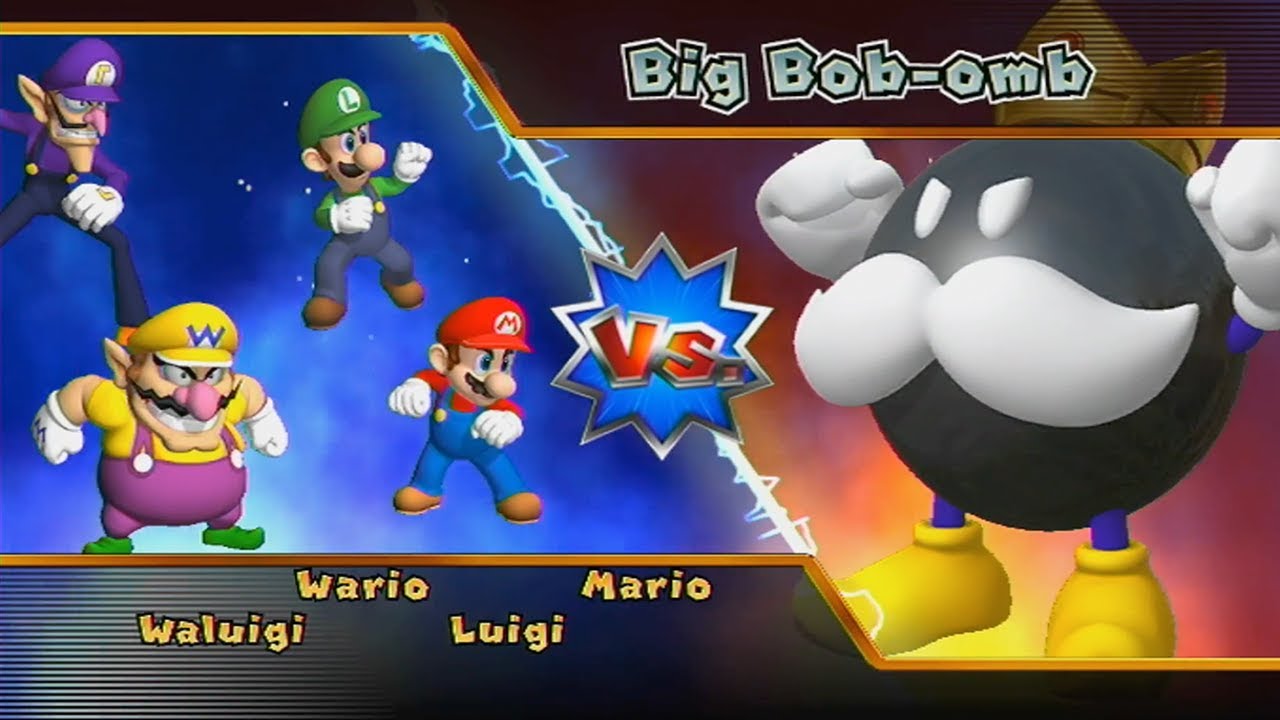 Mario Party 9 - Boss Rush - Mario vs Luigi vs Wario vs Waluigi (Master CPU)