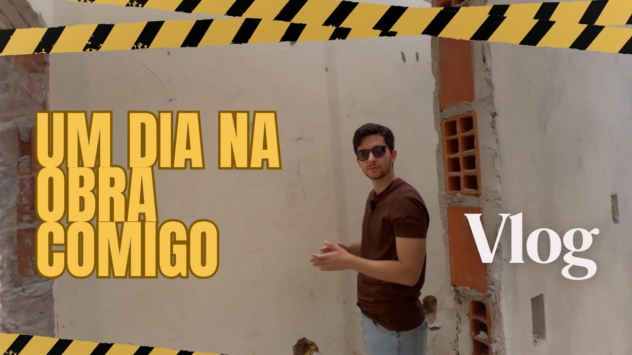 Tour pela obra da minha casa conquistada pelo  Concurso Público. Vlog
