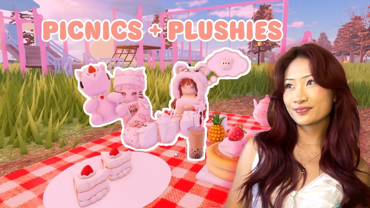 PLAYING PICNICS AND PLUSHIES! (MapleBear + SugarCat)