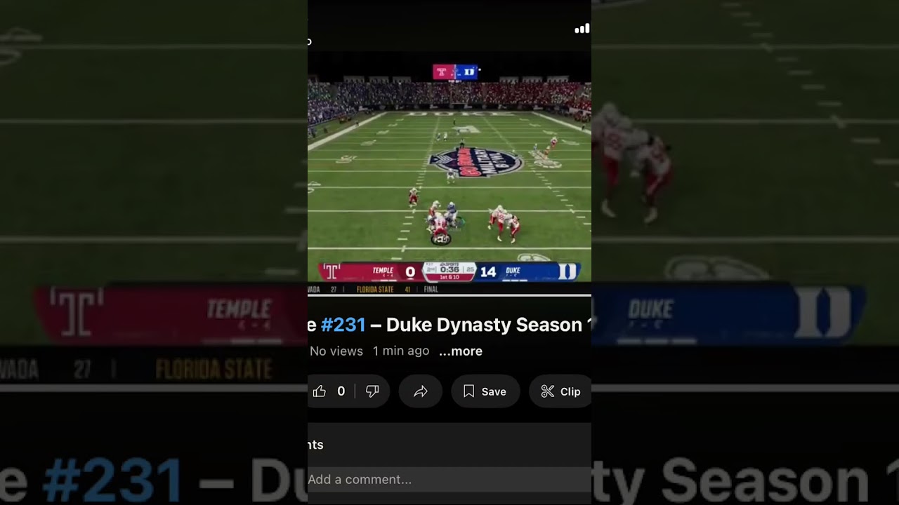 Dynasty Mode Season 1 Recap! #fyp #swig26 #cfb26dynasty