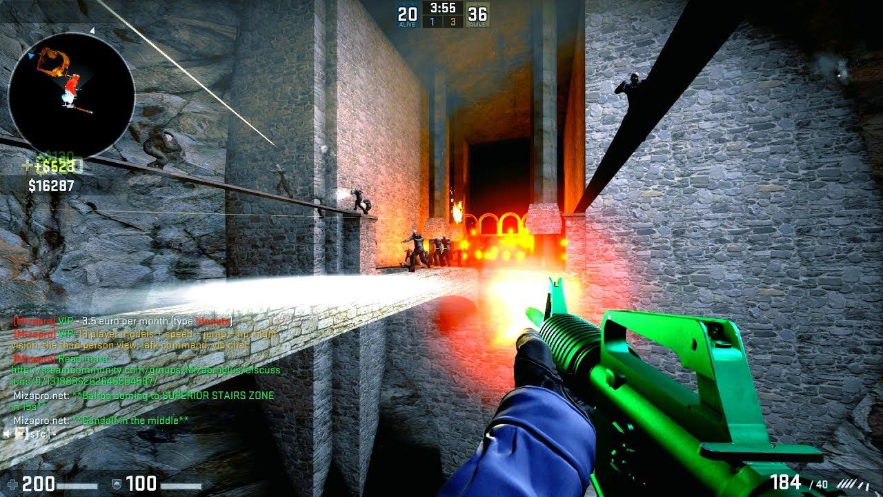 CS:GO - Lord of the Rings - Zombie Escape Mod - ze_lotr_mines_of_moria_p2 - Mizapro