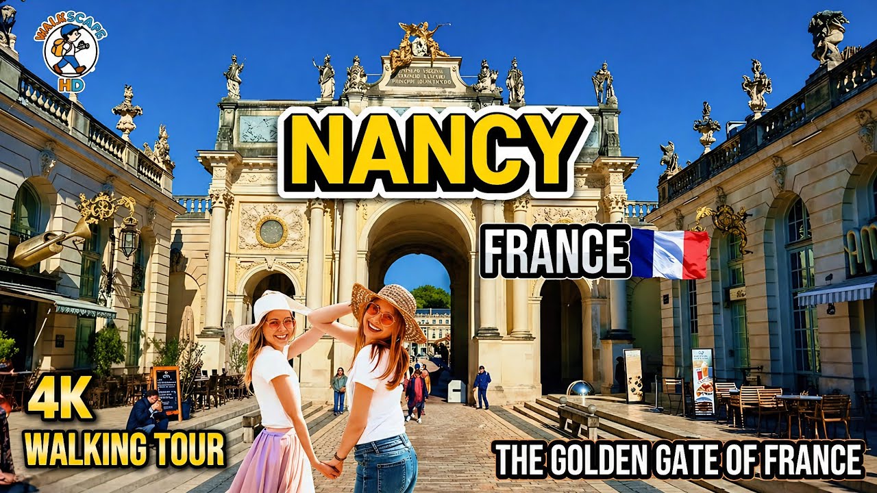 Nancy, France 🇫🇷 | Elegant Old Town & Place Stanislas — Relaxing 4K Walking Tour