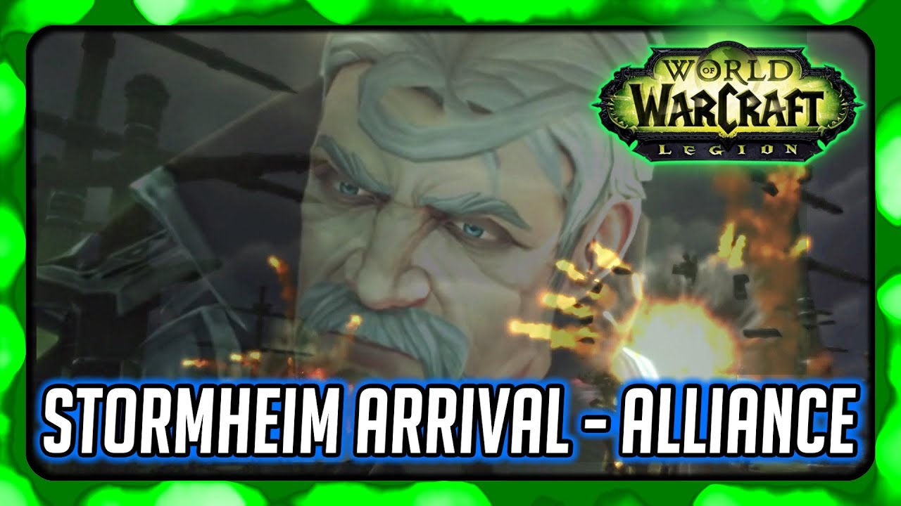 WOW Legion Story ► Genn's Assault on Sylvanas - Stormheim Alliance Arrival