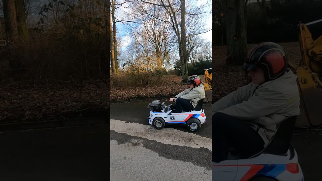 I CRASHED my Engine Powered Kids’ Car 😱