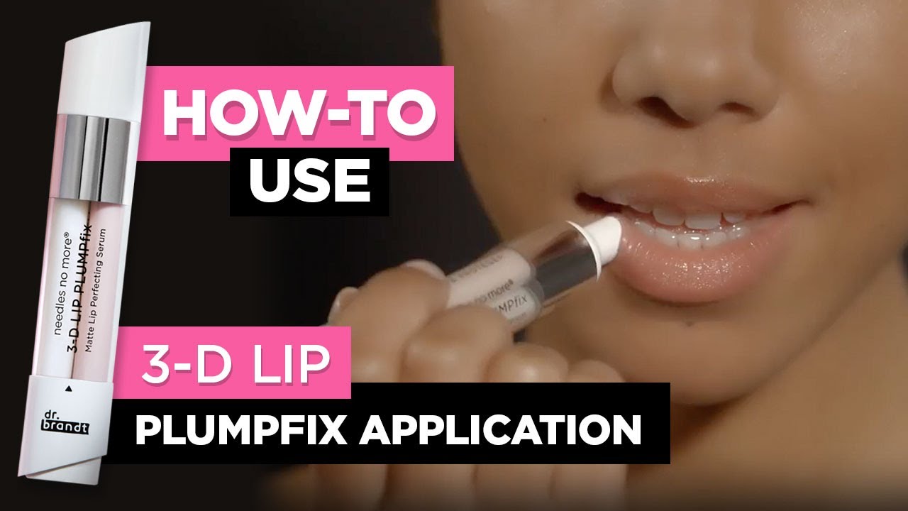 needles no more&reg; 3-D Lip PLUMPfix Application