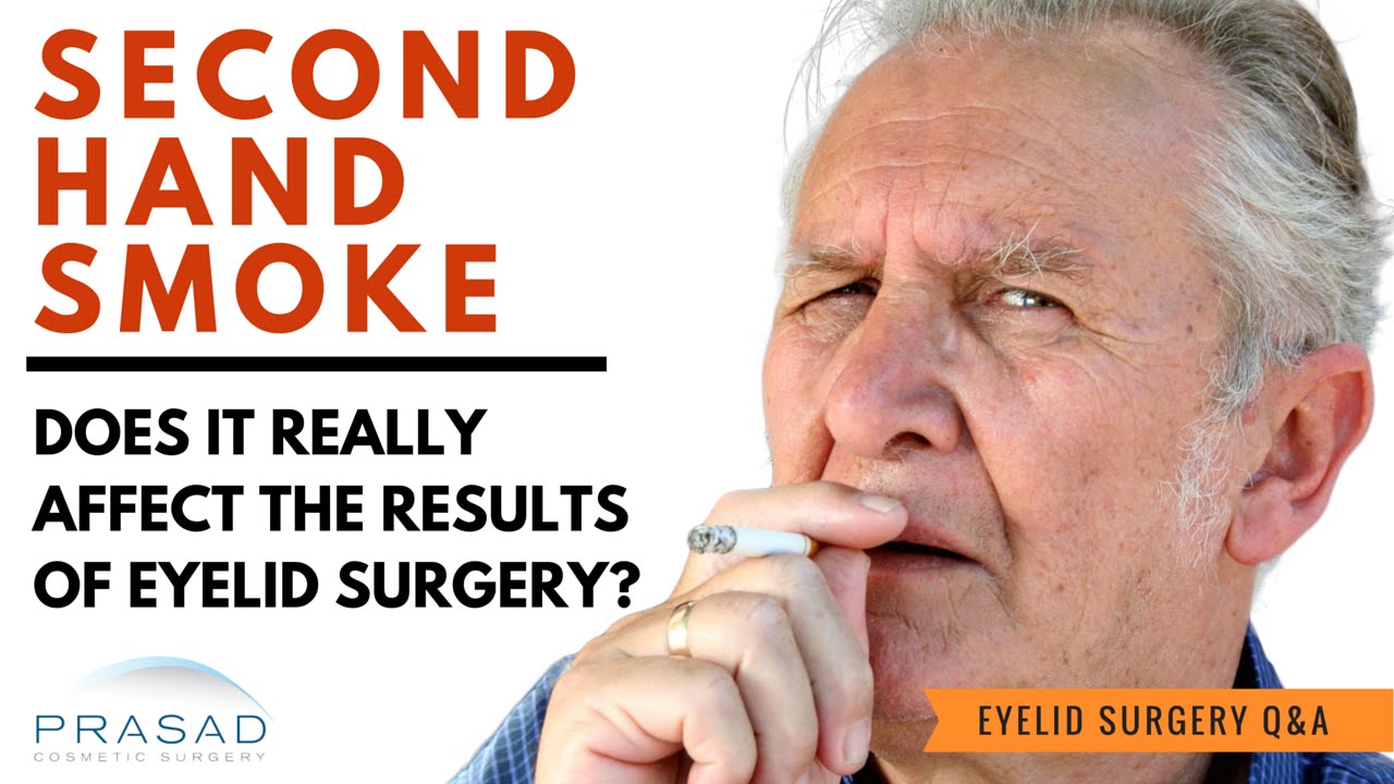How Secondhand Smoke/Smoking Affects Eyelid Surgery Healing and Results
