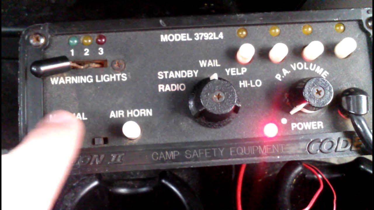 Code 3 vcon siren 2015