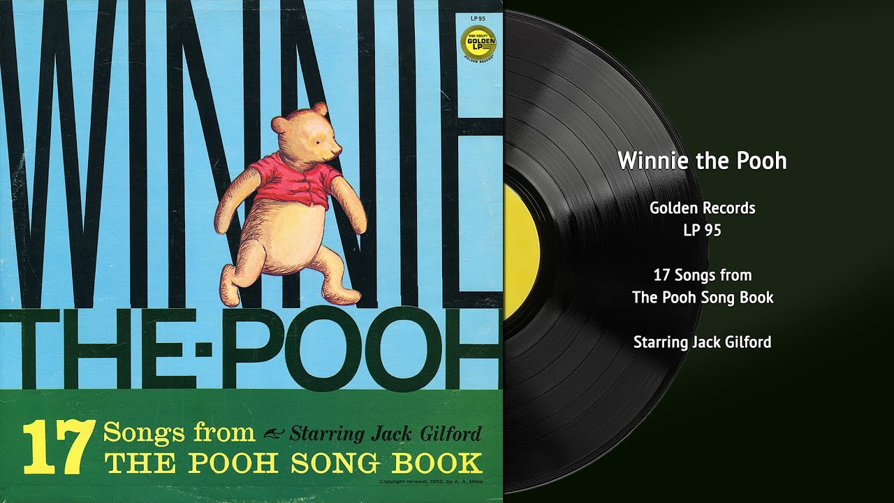Winnie the Pooh - 17 songs from The Pooh Song Book (LP 95) | Vintage Children's Vinyl Restored