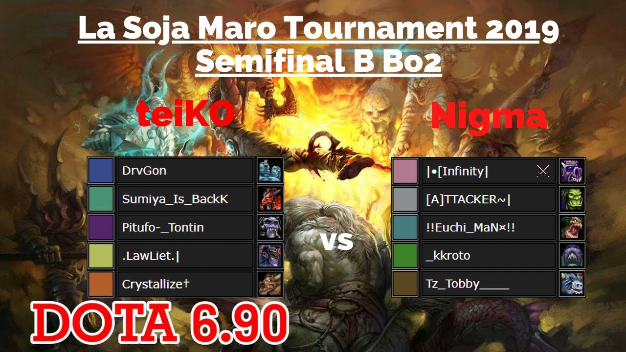 Nigma vs teiKO| Semifinal B - Bo2 | La Soja Maro Tournament 2019 | DOTA RGC