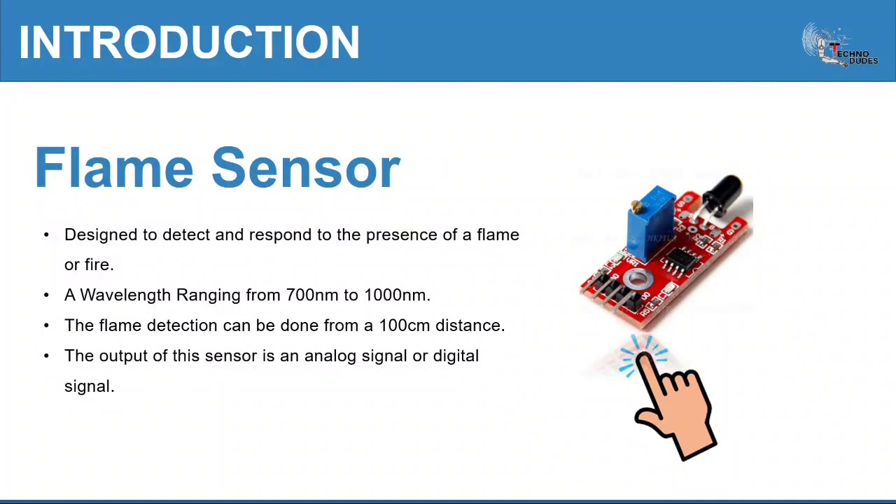 Interfacing of Flame Sensor