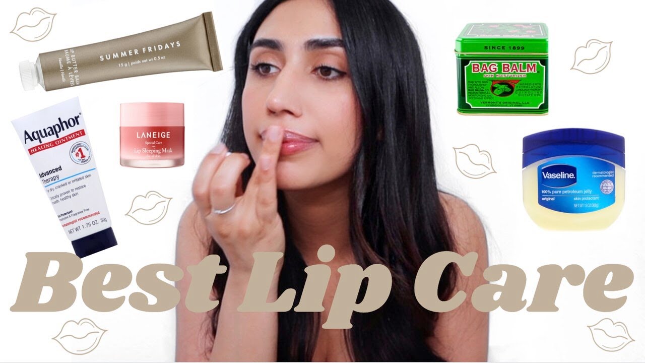 The Best Lip Care Products! | Aquaphor, Summer Fridays Lip butter balm, Bag Balm, Vaseline, Laneige!