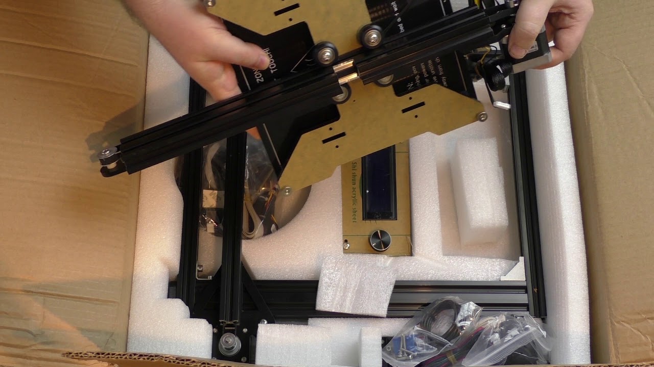 Auspackvideo Zonestar Z5F