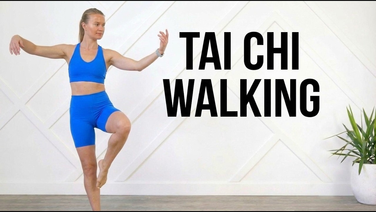 Tai Chi Walking - Low Intensity Exercises with Gentle Movements | 20 Min