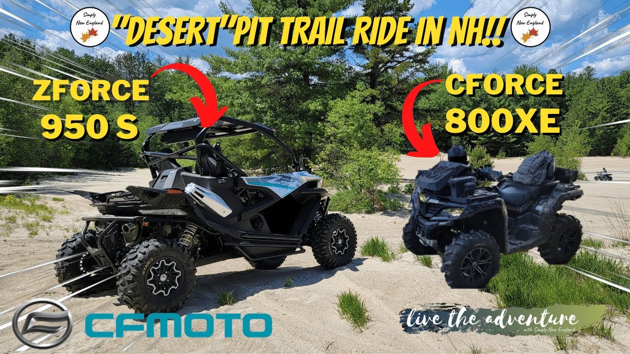 DESERT PIT TRAIL RIDE | CFMOTO ZFORCE 950 & CFORCE 800 XE