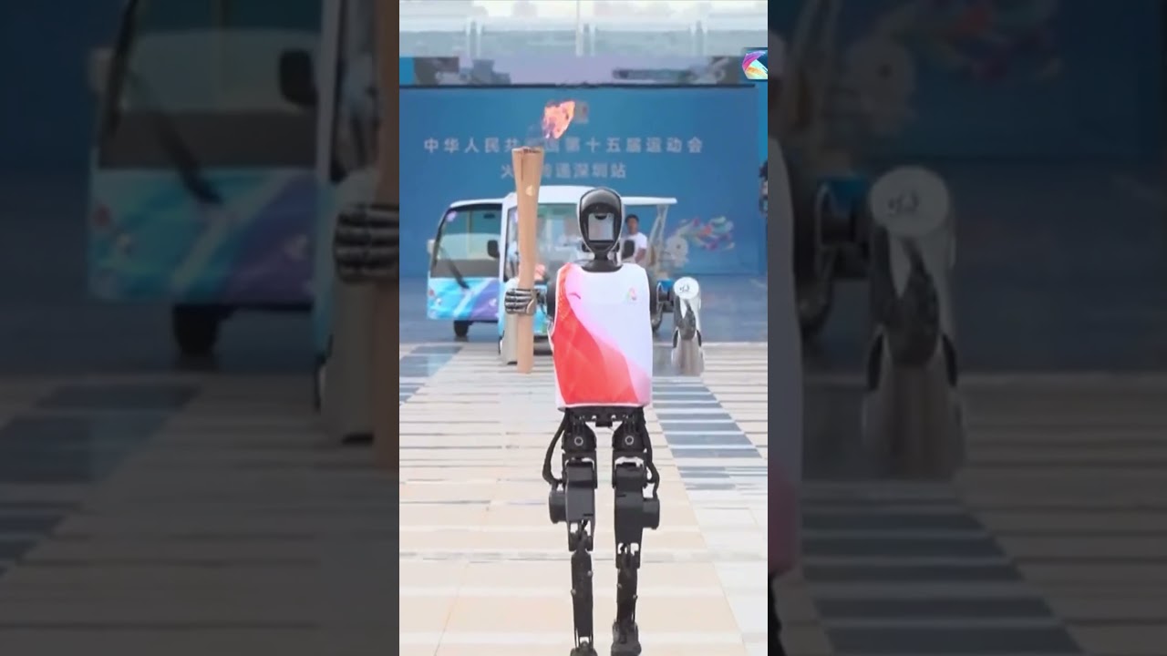 🤖 &ldquo;Kuafu&rdquo; Humanoid Robot Becomes Special Torchbearer at China&rsquo;s National Games🔥🇨🇳