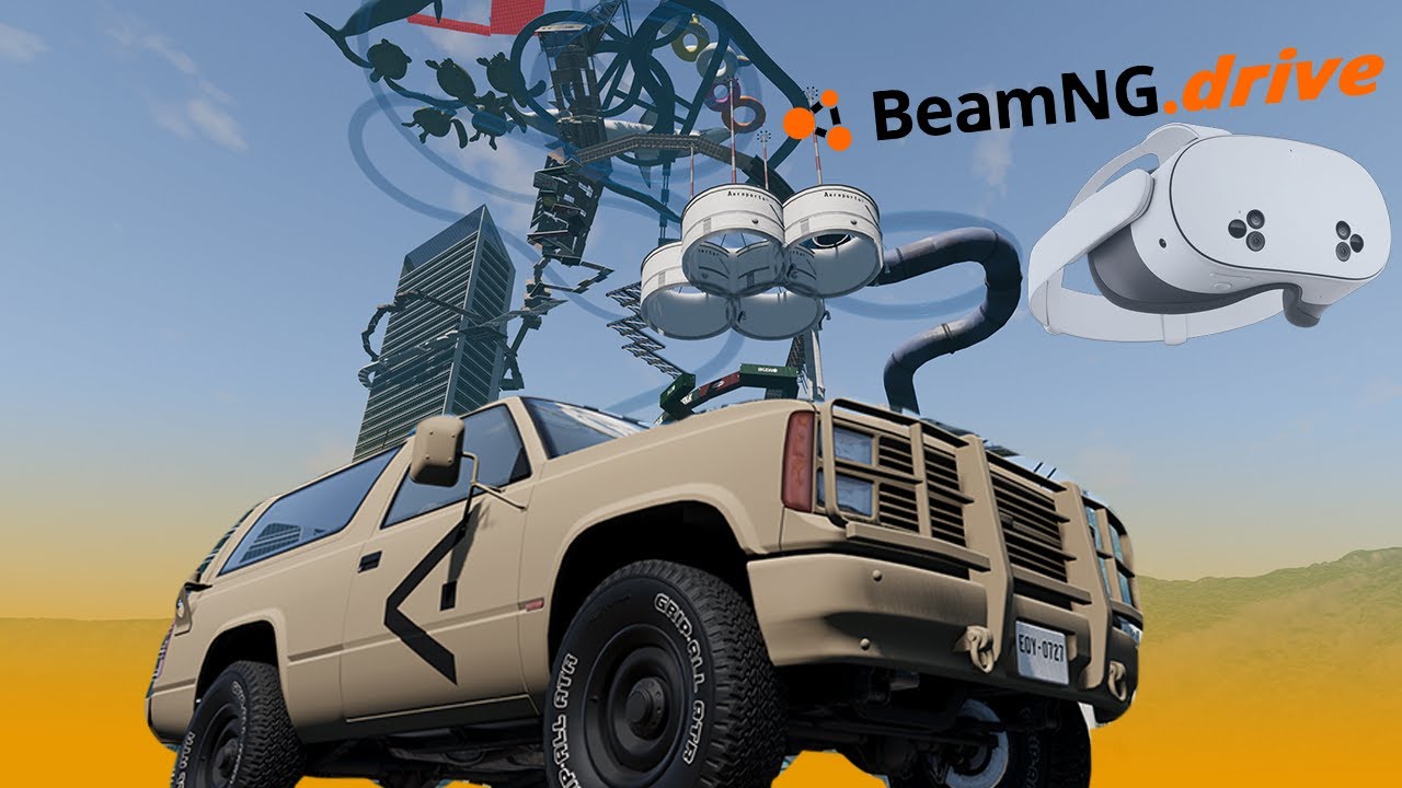 La map LA PLUS DIFFICILE de Beamng Drive (En VR)