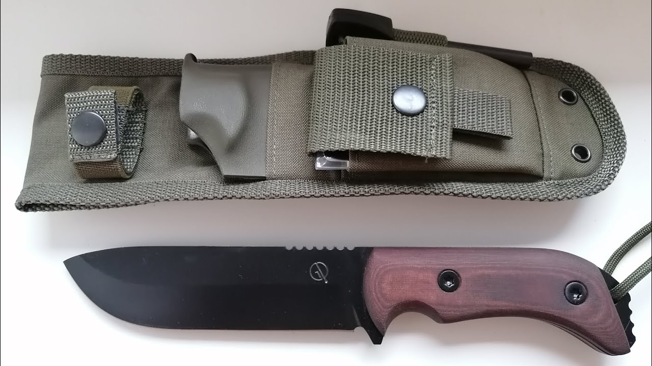 NS2 N&oacute;ż Survivalowy model 2  GP Knives Grzegorz Prządka. Stal D2